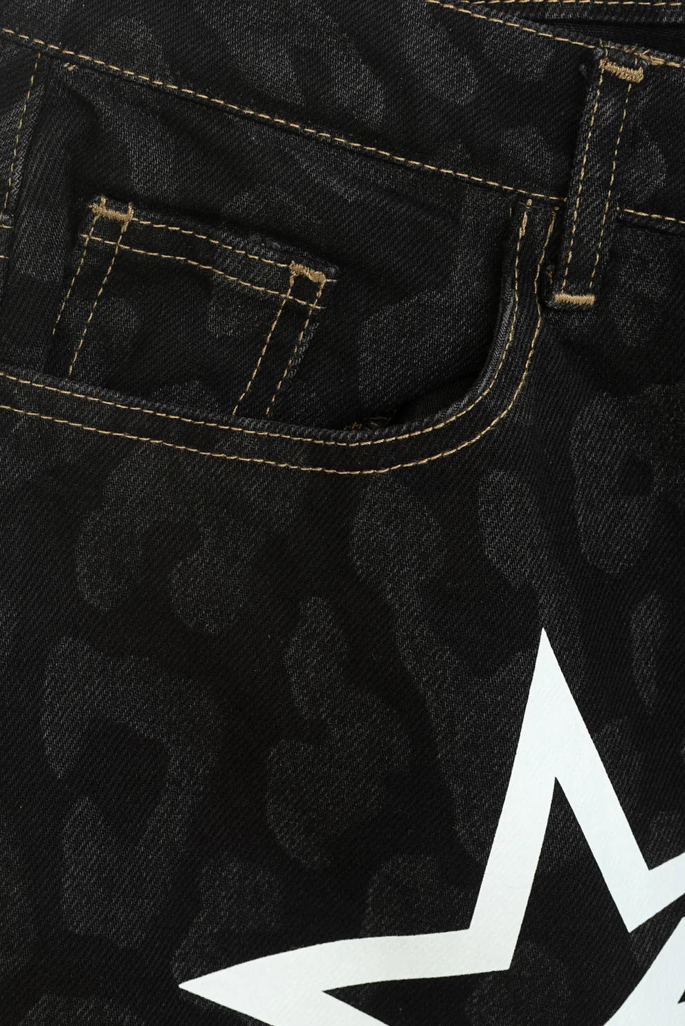 PÉGEZ star print at the thigh